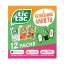 Tic Tac Flavor Variety Pack, Bulk 12 Pack, On-The-Go Refreshment, 1 oz Each (EXP 01/01/26)