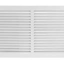 14 in. x 10 in. Steel Return Air Grille , White