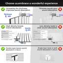 6 Pack 2-Layer Fold Soundproof Wall Panels, 24 x 12 x 0.43 in Large Sound Proof Foam Panels for Walls, 0.9lb/ft High Density, 3D Acoustic Panels,Artistic Noise Dampening Panels White&Black