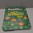 BesserBay Boys Girls St Patrick's Crewneck Funny Sweatshirts Clover Irish Shamrock Long Sleeve Tops Irish Games 9-10 Years