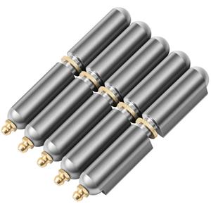 Zonon 5 Pack BBQ Smoker Bullet Weld on Bullet Hinge Carbon Steel Weldable Barrel Hinges Heavy Duty Weld on Hinge Detachable Gate Door Hinge for Swing Door Trailer Ramp(4 Inch)