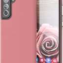 Crave for Galaxy S21 FE Case, Shockproof Protection Dual Layer for Samsung Galaxy S21 FE 5G (6.4 inch) - Berry