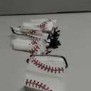 SEEVOR 24 Pack Drawstring Baseball Party Favor Bags 6 x 8 Inch Baseball Goodie Bags Baseball Snack Bags Baseball Gift Bags for Stow Snacks