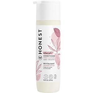 The Honest Company Silicone-Free Conditioner | Gentle for Baby | Naturally Derived, Tear-free, Hypoallergenic | Sweet Almond Nourish, 10 fl oz