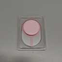 AUROX Magnetic Phone Grip Holder, Expandable Collapsible Mobile Phone Grip Stand Holder with Kickstand for Magsafe Stand Compatible with iPhone 15 14 13 12 Series, Transparent Pink