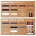 Laminate Floor Repair Kit with Heat Pen, 11 Color Wood Vinyl Floor Furniture Repair Kit Linoleum Repair Hard Wax Touch Up Marker Cover Scratches, Stains