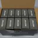 BESTTEN GFCI Outlet 15 Amp with Super Slim Design, GFI Electrical Outlet with LED Indicator, Non-Tamper-Resistant GFCI Receptacle, Wallplate Included, ETL Certified, 10 Pack, White