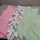 Pink Angel 3-Pack Girls' Dresses, Kids Casual Fit and Flare Sleeveless Summer Dress & School Outfit, 100% Cotton 7-8 