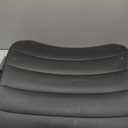 Foldable Office Chair,Folding Office Chair with Wheels, Leather Conference Training Chairs,Portable Padded Office Chairs. Backrest Bouncy,for Home Office Conference Gaming.Black(1 Pcs)