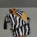 HyDren 10 Pcs Safari Stuffed Animals Plush Jungle Animal Toys for Girls Boys, Elephant Giraffe Lion Tiger Monkey Rhinoceros Zebra White Tiger Leopard Hippo for School Achievement Award