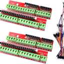 DAOKI 2Pcs Screw Shield V2 Expansion Board Terminal Compatible with Arduino UNO R3 with Dupont Cable Female to Male