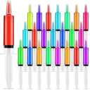 Kid2Kit 100 Pack Syringes for Jello Shots, 20mL Party Jello Shot Syringes with Cap BPA Free, Washable,Durable, Party Nurses, Halloween, Thanksgiving day, Christmas