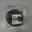 ECOHomes 3/4 Inch Wide x 100 FT Sew On Hook and Loop Tape for Fabric Roll, Sewable Sew-On Strips for Clothing, Clothes, Fabric | No Adhesive Sewing Fastener Straps, Easy Sew in, Strong Grip, Black