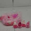 Deekin 30 Sets Pink Ribbon Rubber Duck Breast Cancer Month Gifts Mini Rubber Ducks with Glasses Hat with Card Organza Bags Bulk Party Favors Breast Cancer Awareness Accessories for Women Survivor