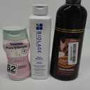1.Coppertone Baby SPF 50+ 2. Argan Color Shampoo 3. Biology Professional Hair Spa Shampoo