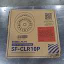 Signature Fitness Color Coded 2" Olympic Bumper Plate Weight Plates with Steel Hub - 100% Virgin Rubber, SF-CLR10P, Set of 2