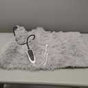 Dog Heating Pad 28x18 in with Smart Thermostat Switch and Power Line Protection Tube,Obtained MET and UL Dual Certification,Waterproof Puppy Heating Pad- Gray