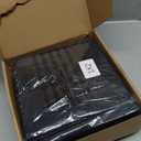 Wokceer Wedding Arch Cover (7.2FT, 6.6FT, 6FT) Set of 3 Spandex Fitted Wedding Arch Stand Covers Round Top Chiara Arch Backdrop Stands Cover for Birthday Party Wedding Ceremony Decor Black