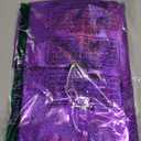 Sparkling Holographic Laser Tablecloth - Shimmering, Waterproof, Easy to Clean - Ideal for Bachelorette, Birthday, Wedding, and Anniversary Party Decorations (Purple)