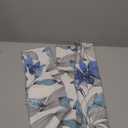 LVTXIII 12×20 Inch Outdoor Lumbar Pillows, Pack of 2 Water Repellent Lumbar Pillow with Inserts, Fluffy Decorative Garden Lumbar Cushions for Home Patio Coach Sofa Use, Clemens Noir Blue