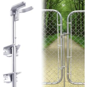 36" Chain Link Drop Rod, Pull Style Fence Gate Latch for 1-3/8" Frame