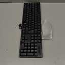 Wireless Keyboard and Mouse Combo-Full Size QWERTY Layout 2.4G Stereo Keycap Ergonomically Designed for Laptop,PC,Notebook,Windows,Computer,with USB-A&Typ-C 2-in-1 Receiver