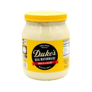 Dukes Real Mayonnaise Jar Original Smooth & Creamy Taste, 64 Ounce (Pack of 1) (EXP 01/15/27)