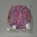 3 Pcs Kids Winter Hat Scarf Gloves Set Boys Girls Thick Warm Beanie Hat Knitted Neck Warmer Fleece Lined Gloves (2-6 Years, Purple Red Mix)