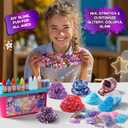 Confetti Slime Kit, Sparkling Slime Making Kit, DIY Craft Set with Clear Glue, Colors, and Decorations, Ages 6+
