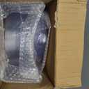 100 PCS Clear Plastic Plates, Plastic Disposable Plates Include 50 Dinner Plate and 50 Dessert Plate Perfect for Holiday, Birthday, Wedding & Party