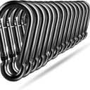 14 PCS Carabiner Clip Spring Snap Hooks - M8 3.15 Inch Heavy Duty Snap Hook Quick Link for Swing Hammock Camping Fishing Hiking, 500 lbs Capacity