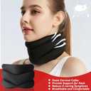 Vitavix Neck Support Pillow for Ergonomic Snoring Relief, Adjustable Cervical Alignment, Breathable Comfort for Home/Travel/Office Use