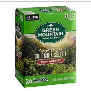 Green Mountain Coffee Roasters Colombia Select Single Serve Keurig® K-Cup® Pods - 24/Box,  BB: 23 SEP 2025