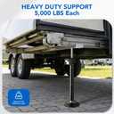 RV Slide Out Support Jacks, 5000lbs Camper Stabilizer Jacks 2 PCS