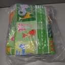 Alphabet Rugs for Kids Playroom - ABC Rug for Classroom with ABC Alphabet,Animals Colors,ABC Carpet for Children Playroom Cartoon Kids Play Mat for Bedroom Decor, Green, 2.5x4 Feet