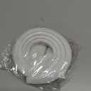 39 Inches Water Barrier for Sink, Shower Threshold Water Dam Barrier, Silicone Water-Blocking Self-Adhesive Shower Splash Guards for Bathtub Sink, Bathroom, Countertop (White)