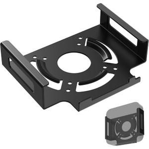Mac mini M2 Mount for Mac mini 2011 to 2023 M2 Pro Behind Monitor, Under Desk, Wall Mount Stand Compatible with VESA Hole Ventilated and Anti-Scratch Design (Black)