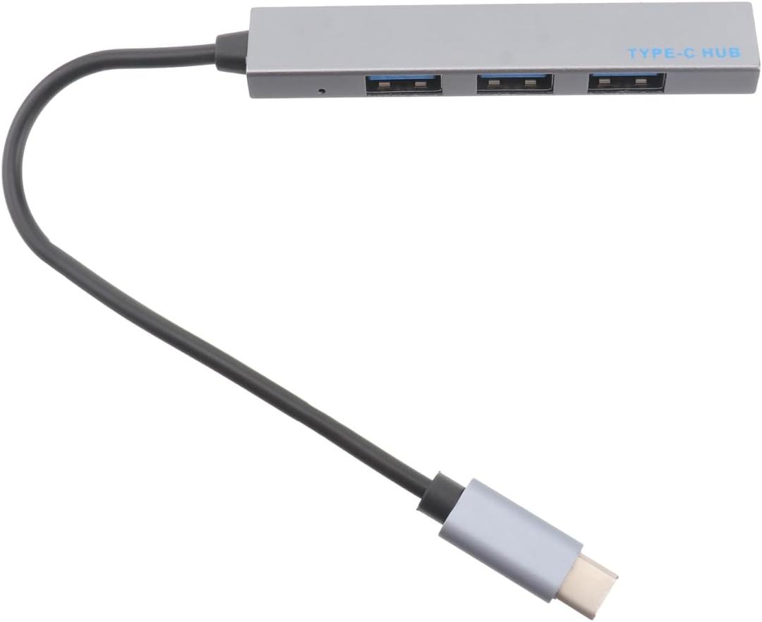 ARTIBETTER USB Hub 4-Port OTG Data Dock Type-C to USB 2.0 Adapter Compact 3.1 Hub for Laptop Pc Accessories Plug and Play