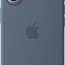 Apple iPhone 17 Silicone Case with MagSafe and Camera Control: Lightweight Phone Case, Wireless Charging Compatible, Smooth Matte Finish; Anchor Blue