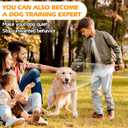 Anti Barking Device Ultrasonic Dog Bark Deterrent LED Flash+Sound Wave Drive Dog Barking Deterrent Dog Barking Control Devices Ultrasonic Bark Control Training &Behavior Aids for Dogs