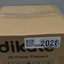 dikale PLA+ 3D Printer Filament 1.75mm No Tangle, Net Weight 250g Spool, 12 Packs, PLA Pro Plus, 12 Assorted Multiple Colors, Total 3KG Material