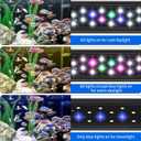AQUANEAT LED Aquarium Light 48 to 54 Inch with Timer, auto on Off, Adjustable Brightness, Full Spectrum, Daylight Moonlight Mode, for Fresh Water Low-to-Mid Light Plants