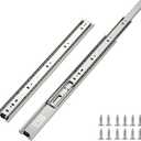 OCG Drawer Slides 18 Inch(5 Pairs), Full Extension 3-Section Ball Bearing Side Mount Drawer Slides, 100 LB Capacity