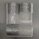 H-BLOSSOM Flickering Flameless Candles Ivory Real Wax Pillar with Embedded String Lights LED Candles Battery Operated with 10 Key Remote and Cycling 5H Timer Set of 3 (3" x 4"/5"/6") (Silver)