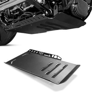 Aluminium Skid Plate for Harley Touring Street Glide Road Glide Road King CVO Road Glide Limited 2014-2023 2024 Lower Engine Base Chassis Guard for Harley Davidson Accessories, Black
