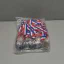 Kigeli 50Pcs Blank Award Medals with Neck Ribbons Winner Participation Medal Awards Make Your Own Kit 1st Place Cheer Participation Sports Trophy Metal Team Prize Gift(Retro)