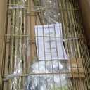 FUTASSI P1 Rolling Clothes Rack, Movable Metal Garment Closet Organizer with Lockable Wheels, Clothing Wardrobe with Double Hanger Rods and Hooks, 35.4" W x 15.7" D x 80.5" H, Load 450lbs, Gold