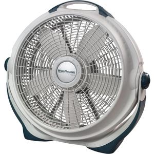Lasko Wind Machine Air Circulator Floor Fan, 3 Speeds, Pivoting Head for Large Spaces, 20", 3300, White