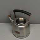 Tea Kettle Stainless Steel Teapot, Stainless Steel Teakettle for Stove Top with Heat Proof Ergonomic Handle 3.0 Quart