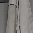 AJAZZ 100% Blackout Accordion Door Curtains Magnetic Door Curtain Blackout Curtains for Bedroom, Doorway Curtain Sets Included Tracks (1Panel, 43W x 79 L, Cream White)